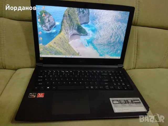 Acer Aspire 3 15.6''Led/ Ryzen 3-2200U/4gb.ram./256ssd., снимка 8 - Лаптопи за работа - 56010255