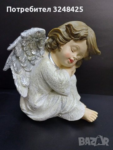 Голям ангел от висококачествен полирезин - Свита позиция., снимка 2 - Статуетки - 42689718