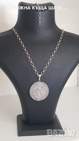Рядка и стара сребърна монета с верижка Hungary 1/2 Thaler 1787  , снимка 10 - Нумизматика и бонистика - 40371479
