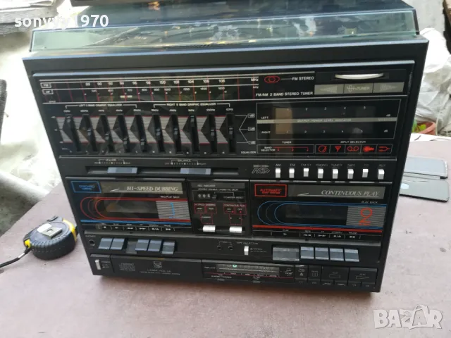 ГОЛЯМА УРЕДБА-ЦД/ДЕК Х2/ГРАМОФОН/ТУНЕР/УСИЛВАТЕЛ 3010241509, снимка 7 - Аудиосистеми - 47775090