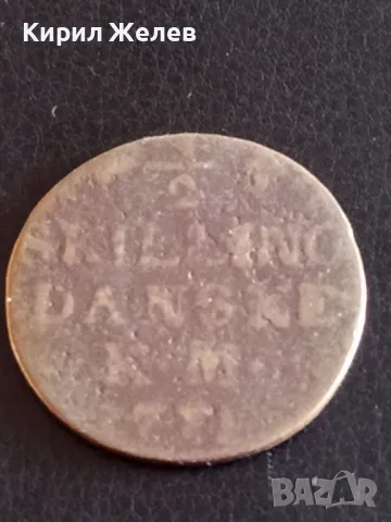 Стара монета 1/2 скилинг 1771г. Дания уникат за КОЛЕКЦИОНЕРИ 32065