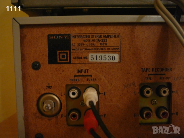 SONY TA-333 I TC-U30 I ST-333L УНИКАЛЕН КОМПЛЕКТ, снимка 10 - Ресийвъри, усилватели, смесителни пултове - 53897583