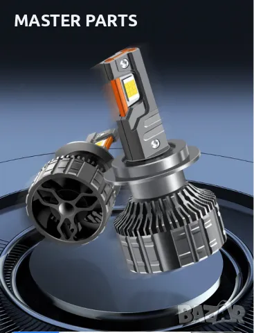 K19 LED Система 190W 38000LM  Топ Canbus (Процесорно Управление, Без Грешки/Смущения), Отличен Фокус, снимка 8 - Части - 50259710