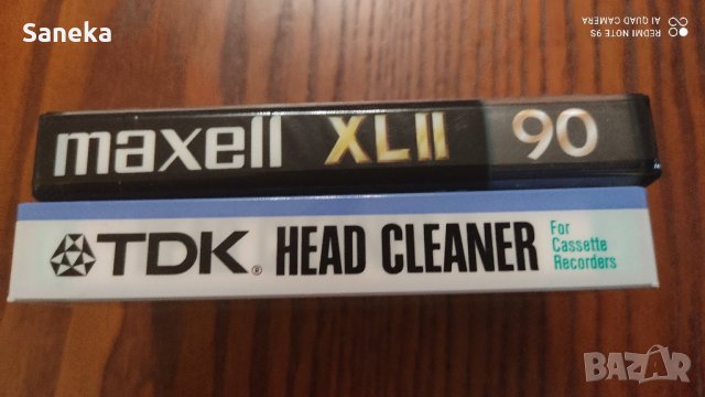 MAXELL XL II 90,TDK HEAD CLEANER, снимка 5 - Аудио касети - 36633913