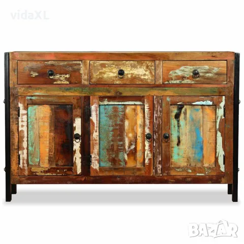 vidaXL Бюфет, регенерирано дърво масив, 120x35x76 cм, снимка 6 - Бюфети - 56146438
