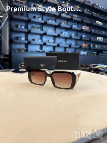 Очила + висок клас калъф + на марката кутия + сертификат + кърпичка prada, снимка 5 - Слънчеви и диоптрични очила - 54159495