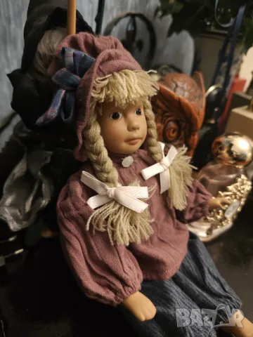 Порцеланова кукла ръчна изработка, снимка 3 - Колекции - 48325456