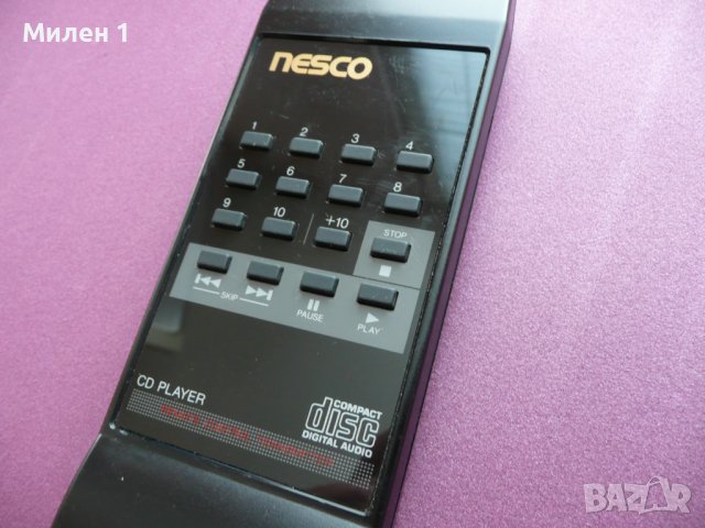 Nesco-Дистанционно за Cd Player, снимка 2 - Аудиосистеми - 40374321