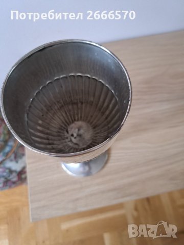 Сребърна чаша сребърен бокал, снимка 3 - Антикварни и старинни предмети - 39968826