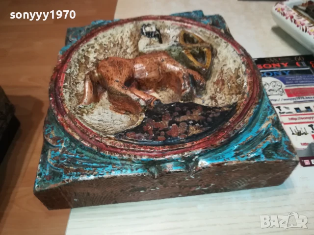 АНТИКА ОТ ФРАНЦИЯ-ДЪРВОРЕЗБА РЕЛИКВА 2207250938LCHERY, снимка 12 - Антикварни и старинни предмети - 51100568