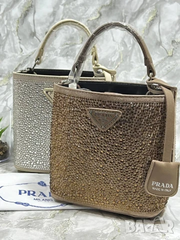 чанти с камъни prada , снимка 3 - Чанти - 50745496