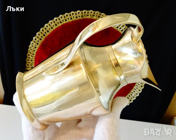 Бронзова кана за ракия,класика. , снимка 5 - Антикварни и старинни предмети - 39710785