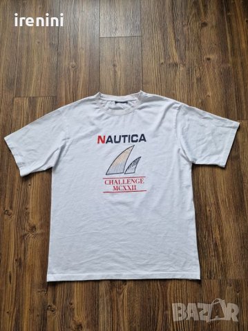 Страхотна  мъжка  тениска NAUTICA размер  L , снимка 1 - Тениски - 40714529