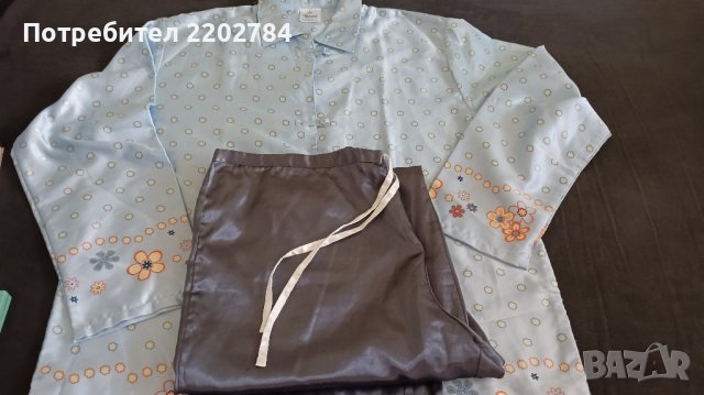 Дамски сатенени пижами,пижама, снимка 1