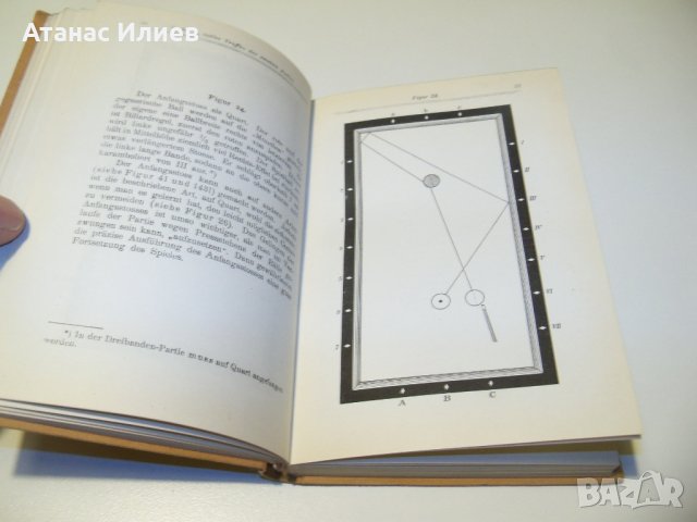 Стара немска книга за изучаване на билярда от 1925г., снимка 5 - Специализирана литература - 39388666