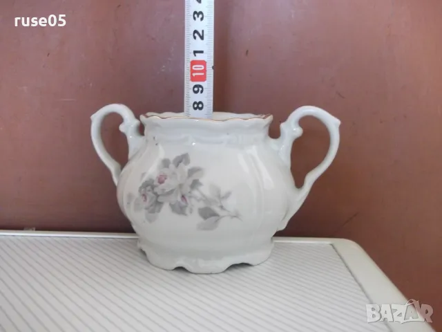 Захарница от порцелан, снимка 4 - Аксесоари за кухня - 48357326