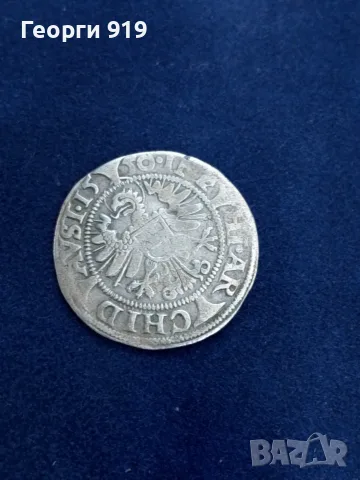3 кройцера 1550 Фердинанд  1, снимка 2 - Нумизматика и бонистика - 55890593