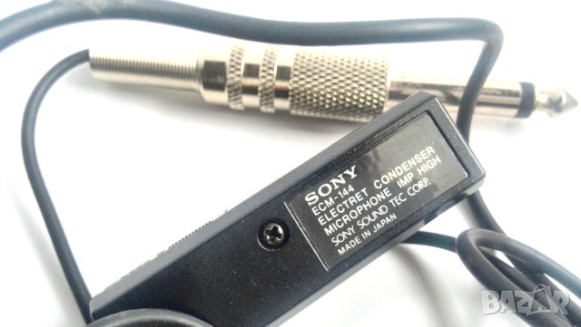 Sony ECM-155 Електретен кондензаторен микрофон IMP High. Произведено в Япония.2 броя, снимка 4 - Други - 40440548