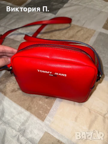 Червена малка чанта Tommy Jeans