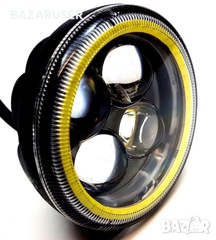 Халоген тип "Ангелски очи"-кръгъл (1бр.) -250565, снимка 2 - Аксесоари и консумативи - 30708012