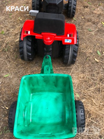 продавам детска играчка трактор със ремърке , снимка 5 - Коли, камиони, мотори, писти - 40724286