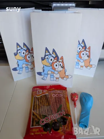 Хартиени пликчета за лакомства и подаръци Стич, снимка 4 - Други - 50303775