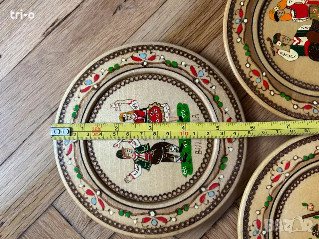 Декоративни дървени чинии пирография и рисунка на стойка, снимка 10 - Други - 48974511