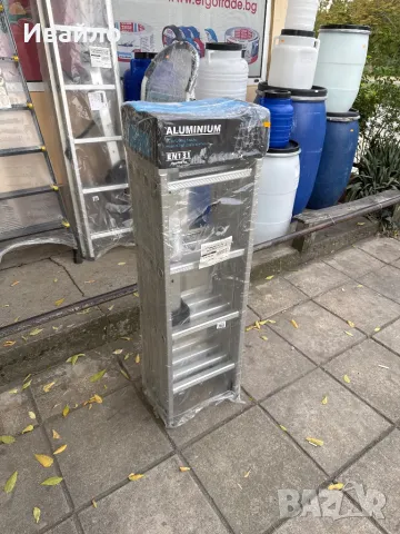 Сгъваема стълба, 4 х 4, 4.6 м, 150 кг 