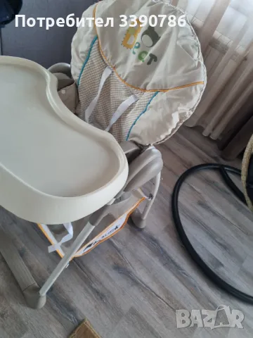Бебешки стол за хранене + шезлонг 2в1, снимка 2 - Столчета за хранене - 48079548