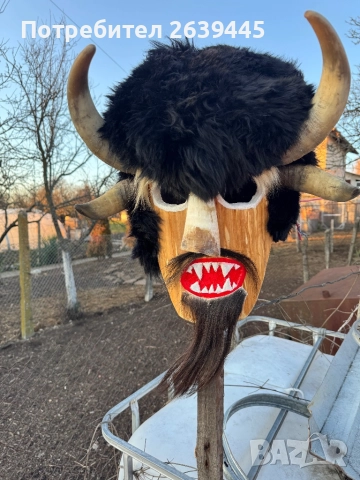 Кукерска/сурвакарска маска, снимка 2 - Други ценни предмети - 52776059