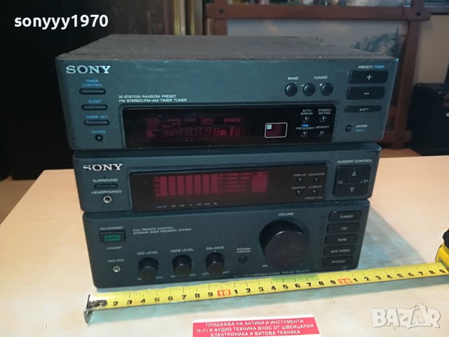 SONY TUNER+SONY AMPLIFIER-SWISS 2204221839, снимка 12 - Ресийвъри, усилватели, смесителни пултове - 36539506