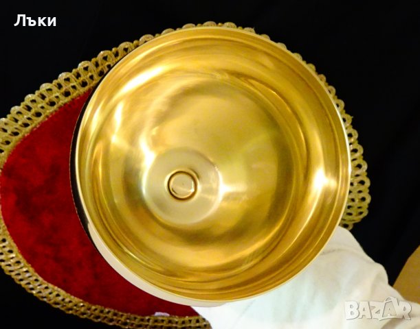 Немски бокал,халба от месинг 15 см. , снимка 3 - Антикварни и старинни предмети - 37368610