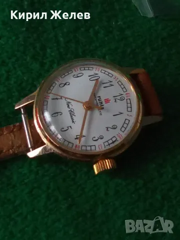 Механичен колекционерски часовник RUHLA ANTI-MAGNETIC с позлата 30096 , снимка 13 - Антикварни и старинни предмети - 40755203