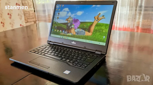 Продавам Гаранционнен лаптоп Fujitsu E449/IPSматFullHDсКам/4х2.4GhzТhr/8gbDDR4/SSD256gb/5чБат/Профил