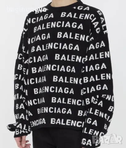 Дамска черна туника на Balensiaga, снимка 2 - Туники - 48949157