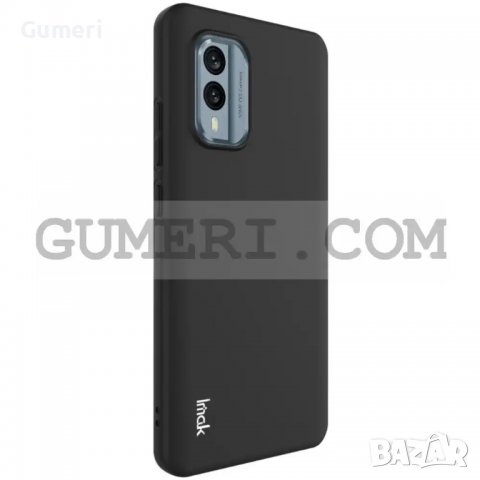 Nokia X30 - Силиконов Черен Гръб, снимка 5 - Калъфи, кейсове - 39769432