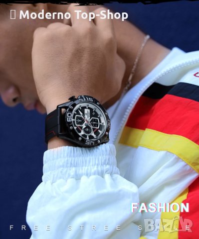 Мъжки часовник Naviforce Хронограф NF 8018T BBR., снимка 6 - Мъжки - 34875760