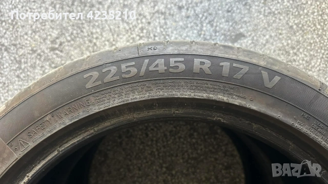 Гуми Continental 225 45 R 17, снимка 3 - Гуми и джанти - 53934782