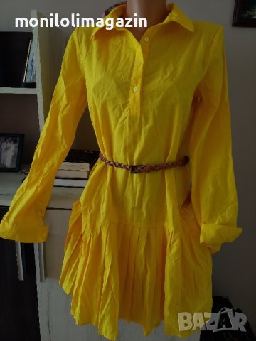 Нова рокля от естествена материя, с етикета е