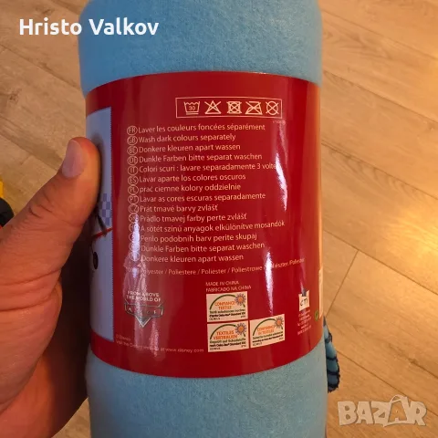 Детско поларено одеяло "Disney Planes". Оригинално. Ново. 110×140 см., снимка 2 - Спално бельо и завивки - 56084909