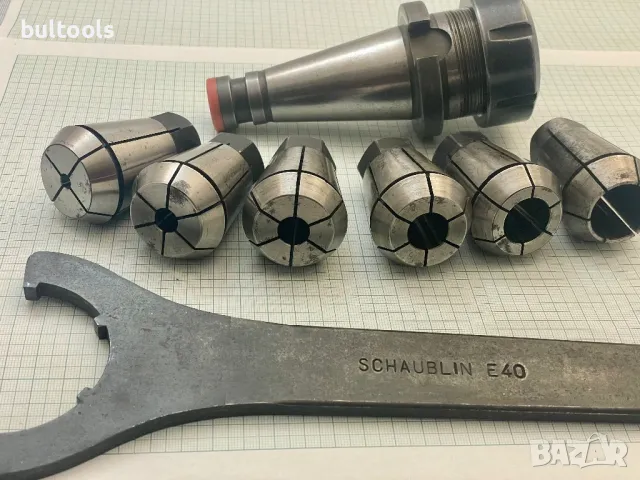 Цангов патронник ISO-40 /ER-40 SCHAUBLIN/Шаублин, снимка 2 - Други машини и части - 48893558