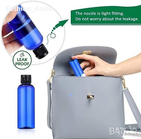 Нови 6 бр. 100мл пластмасови бутилки за лосион козметика Многократна употреба Пътуване , снимка 7 - Други стоки за дома - 42230011