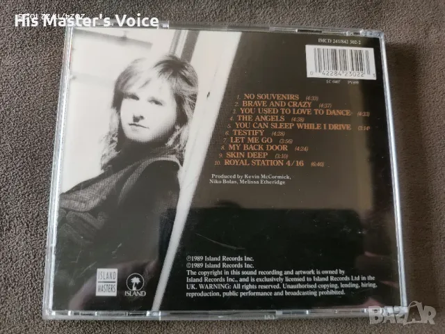 Melissa Etheridge ‎– Brave And Crazy  CD, снимка 2 - CD дискове - 48339743