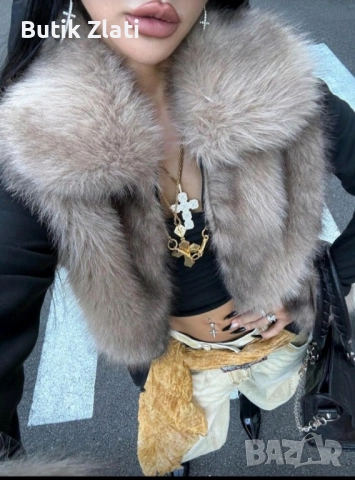 Нови дамски якета с пух , снимка 3 - Якета - 52469921