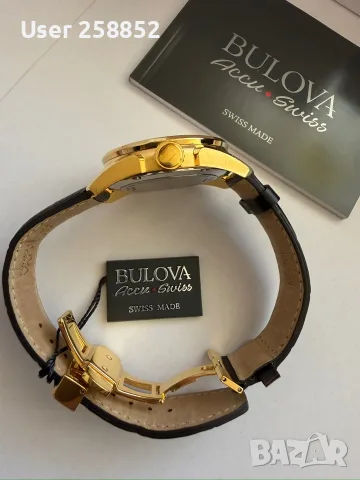 Bulova Accu-Swiss 64B127 Tellaro Автоматичен часовник - нов с кутия и документи, снимка 13 - Мъжки - 54092971