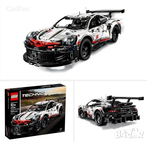 Запечатано LEGO Technic Porsche 911 RSR 42096, 1580 части