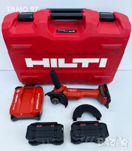 Hilti AG 4S-22 Nuron - Безчетков ъглошлайф с потенциометър 2x22V 8.0Ah