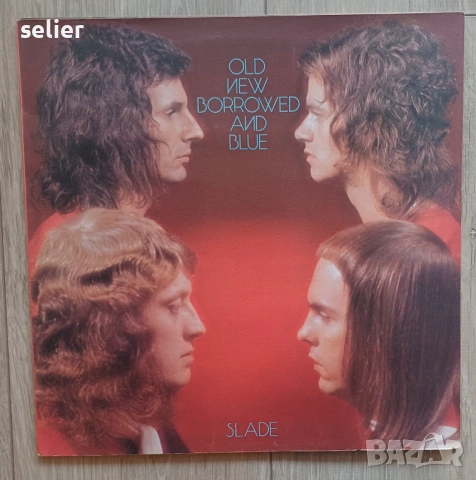 Slade ‎– Old New Borrowed And Blue Издание 🇬🇧 UK 1974г-GATEFOLD Стил:NEAR MINT Състояние на винила