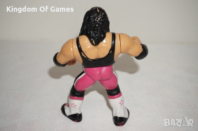 Рядка Оригинална Колекционерска Фигура На Bret Hart от 1991г Titan Sports INC FOR HASBRO INC, снимка 7 - Колекции - 54276192