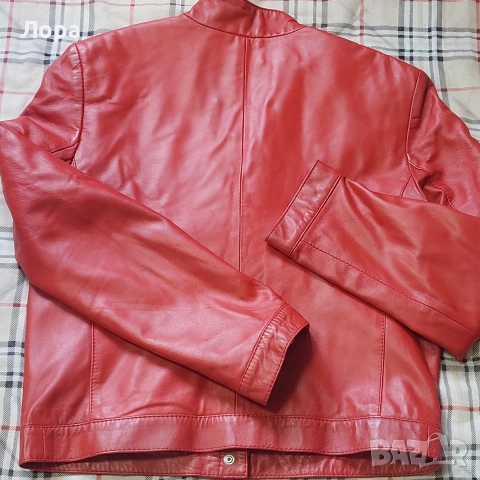 Дамско яке естествена кожа , снимка 2 - Якета - 52772276